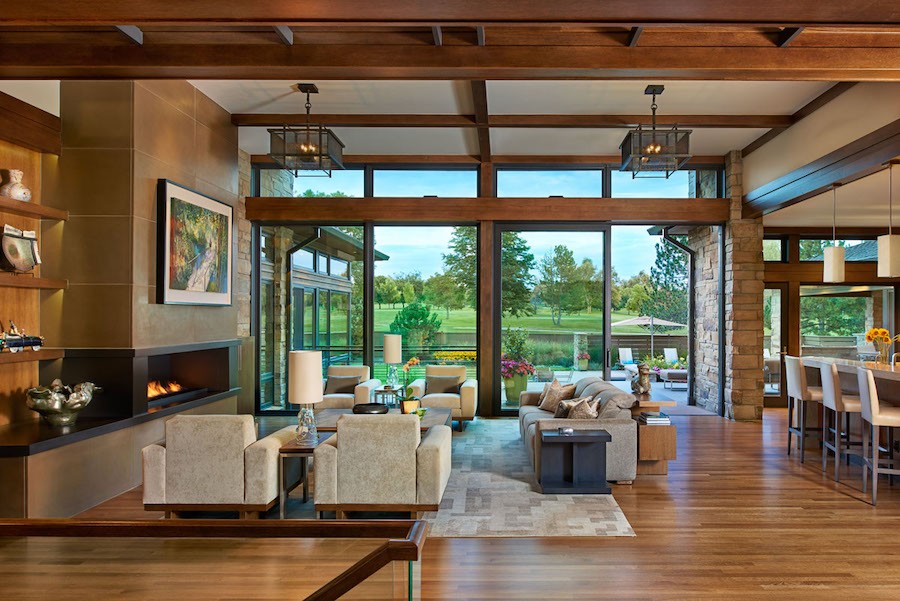 A Vail, CO, luxury smart home. 