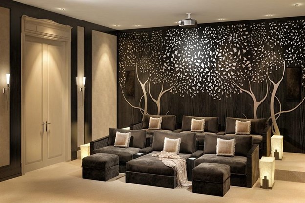 Custom home theater furniture cheap